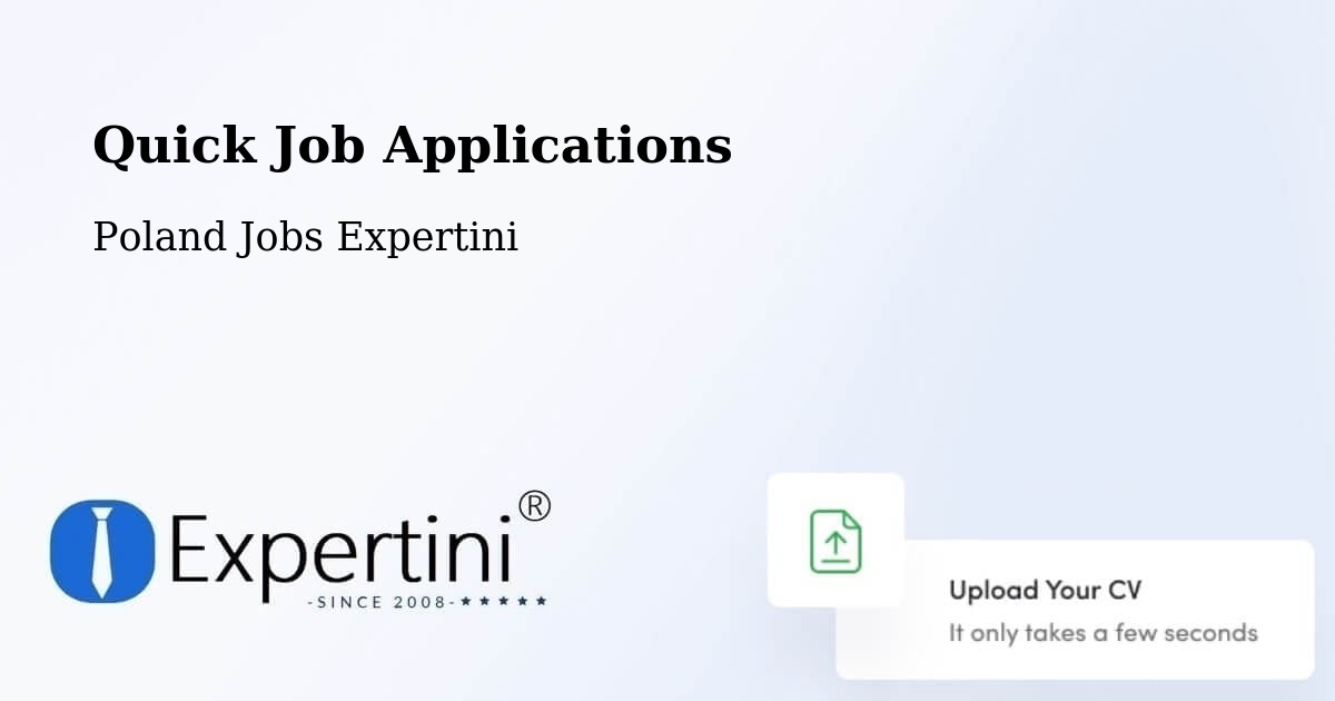 Quick Job Applications - Poland Jobs Expertini